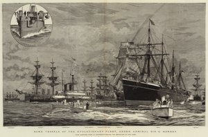 Quelques navires de la flotte évolutive, sous l