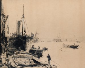Quai de Sainte-Catherine - William Lionel Wyllie