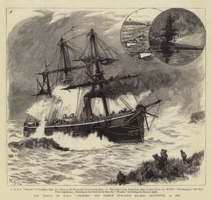 Le naufrage du HMS Phoenix au large de l