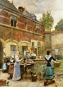 Maisons de charité, Anvers, 1880 - William Logsdail