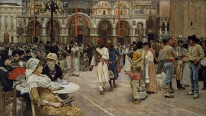 La Piazza di San Marco, Venise, 1883