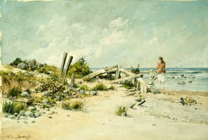 Jeux sur le rivage - William Louis Jnr. Sonntag