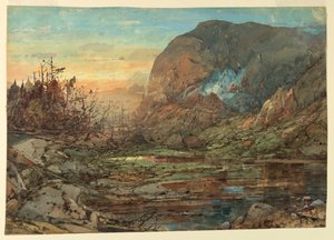 Carter Dome depuis Carter Lake, New Hampshire - William Louis Sonntag