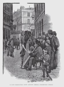 Un Personnage de la Ville, New London Street, Fenchurch Street - William Luker