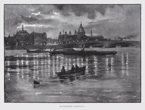 Blackfriars, crépuscule - William Luker