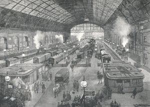 Gare de Cannon Street - Nuit, 1891 - William Luker