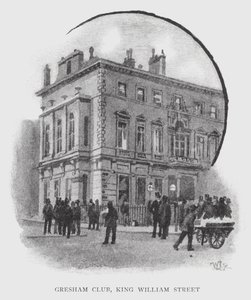 Gresham Club, King William Street - William Luker
