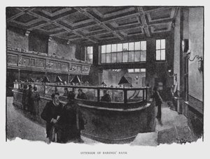 Intérieur de la banque Barings - William Luker
