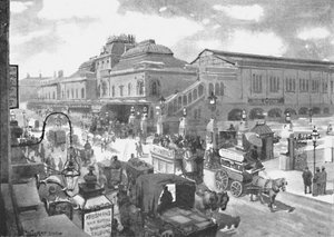 Gare de Liverpool Street, 1891 - William Luker