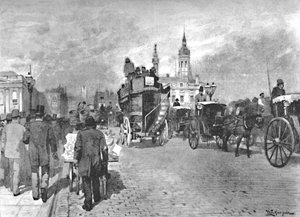 Pont de Londres - Traversée, 1891