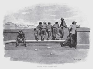Pont de Londres, chômeurs - William Luker