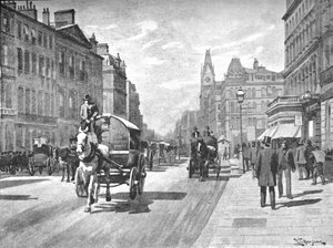 New Bridge Street, Blackfriars, 1891 - William Luker