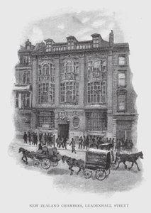 Chambres de Nouvelle-Zélande, rue Leadenhall - William Luker