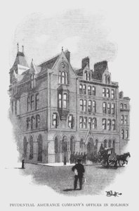Bureaux de la Prudential Assurance Company à Holborn