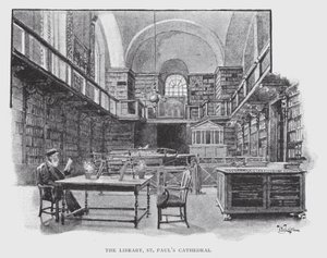 La Bibliothèque, cathédrale Saint-Paul - William Luker