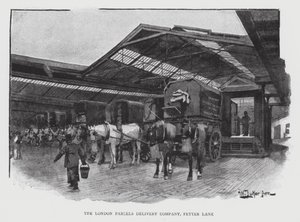 Compagnie de livraison de colis de Londres, Fetter Lane - William Luker