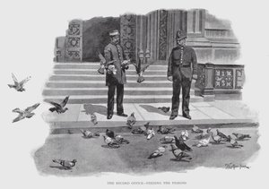 Le Record Office, Nourrir les pigeons - William Luker