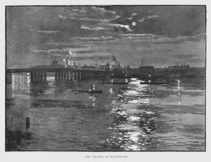 La Tamise à Southwark - William Luker