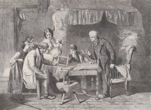 Portrait du grand-père, de Illustrated London News, 4 janvier 1862 - William Luson Thomas