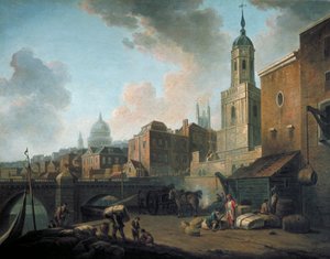 Fresh Wharf, près de London Bridge - William Marlow