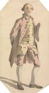 Homme en pied avec chapeau tricorne sous le bras gauche - William Marlow