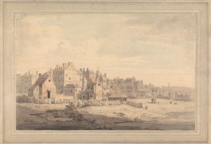 Maisons au bord de la rivière - William Marlow