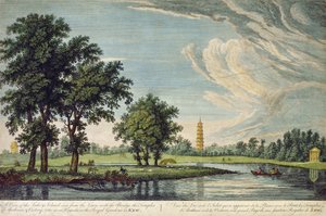 Kew, vue du lac et de l