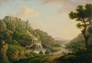 La Villa de Mécène à Tivoli, vers 1770