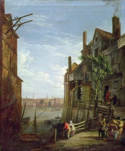 Vue de la Tamise à Southwark Vers la Ville - William Marlow