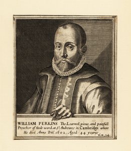 Portrait de William Perkins, clerc anglais et théologien de Cambridge