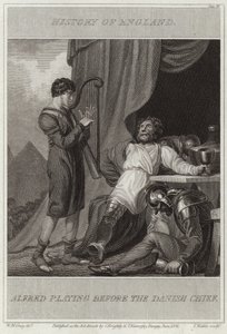 Alfred jouant devant le chef danois - William Marshall Craig