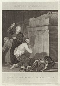 Henri II fouetté sur la tombe de Becket - William Marshall Craig