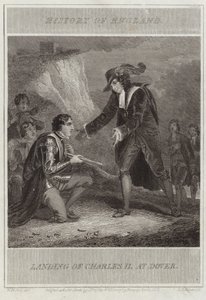 Débarquement de Charles II à Douvres - William Marshall Craig