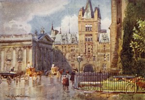 Caius College et la Maison du Sénat depuis St Marys Passage - William Matthison