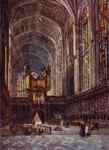 Intérieur de la Chapelle de Kings College depuis le Chœur