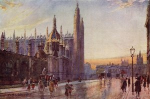 Porte et Chapelle de Kings College, Effet Crépuscule - William Matthison