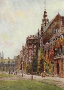 Fenêtre Oriel de la Salle, Grande Cour de Trinity - William Matthison
