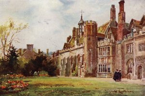 Peterhouse depuis le Jardin des Fellows - William Matthison