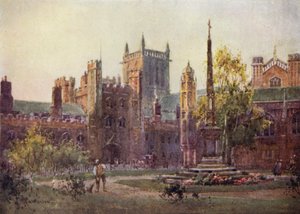 La Porte et la Tour de St Johns College - William Matthison