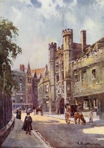 La Porte de Christs College depuis St Andrews Street - William Matthison