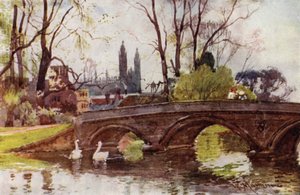 Pont de la Trinité, chapelle du Kings College au loin - William Matthison