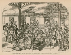 Train parlementaire : quai du London and North-Western Railway, Londres - William McConnell