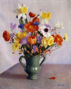 Bouquet de printemps - William McGregor Paxton