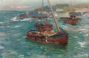 Une houle, Carradale, Argyll - William McTaggart