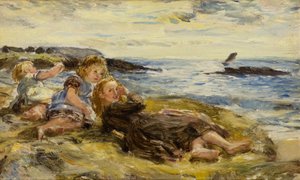 Enfants sur le Rivage, Machrihanish - William McTaggart