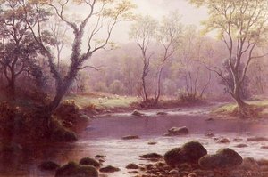 Sur la Wharfe - William Mellor