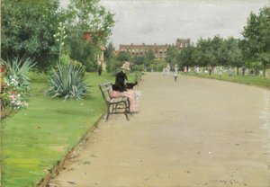 Un parc de la ville, vers 1887 - William Merritt Chase