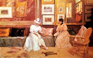 Une visite amicale, 1895 - William Merritt Chase