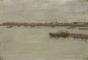Jour gris sur la baie - William Merritt Chase