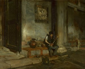 Dans le baptistère de Saint-Marc, Venise - William Merritt Chase